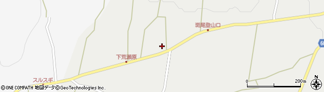 長野県信濃町（上水内郡）荒瀬原（荒瀬原下）周辺の地図