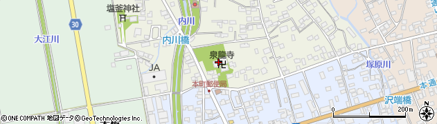 泉竜寺周辺の地図