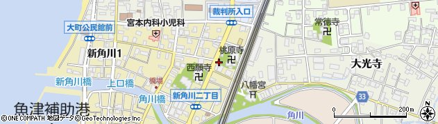 富山県魚津市紺屋町周辺の地図