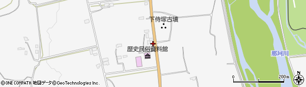 栃木県大田原市湯津上626-1周辺の地図
