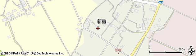 栃木県大田原市新宿567周辺の地図