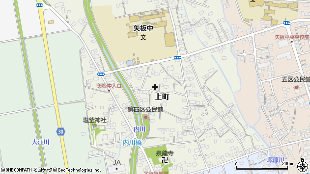 〒329-2123 栃木県矢板市上町の地図