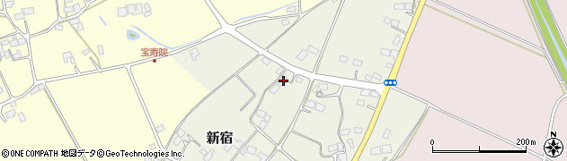 栃木県大田原市新宿589周辺の地図