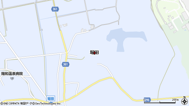 〒935-0104 富山県氷見市堀田の地図