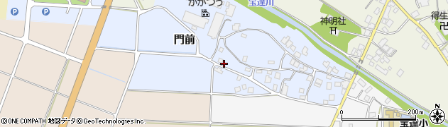 石川県羽咋郡宝達志水町門前ハ22周辺の地図