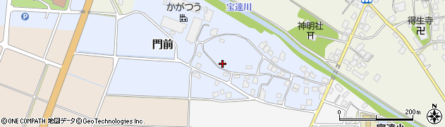 石川県羽咋郡宝達志水町門前ハ8周辺の地図