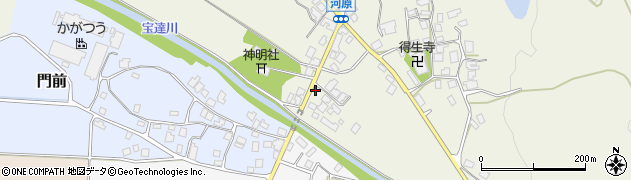石川県宝達志水町（羽咋郡）河原（ニ）周辺の地図