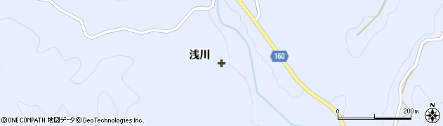 茨城県久慈郡大子町浅川402周辺の地図