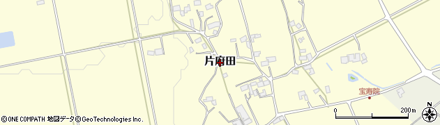 栃木県大田原市片府田周辺の地図