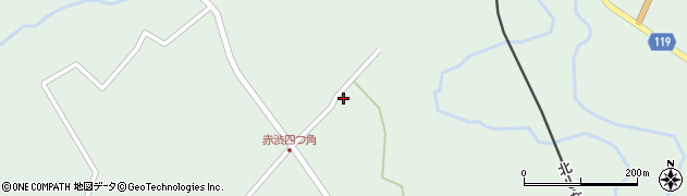 長野県信濃町（上水内郡）柏原（赤渋）周辺の地図