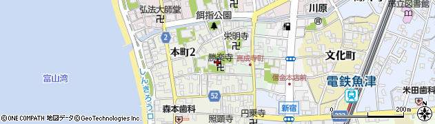勝楽寺周辺の地図