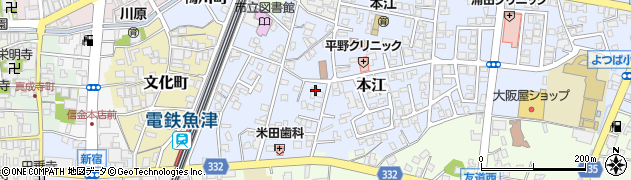 本江ちょうろくハウス周辺の地図