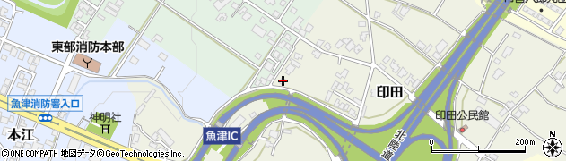 富山県魚津市印田1714周辺の地図