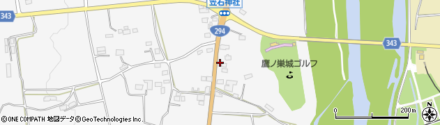 栃木県大田原市湯津上314周辺の地図