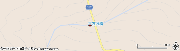 六方沢橋周辺の地図