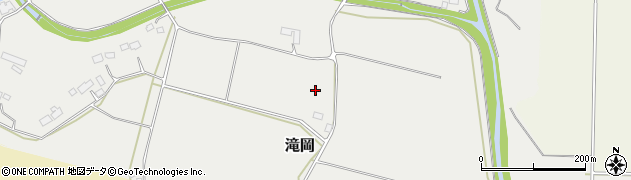 栃木県大田原市滝岡周辺の地図