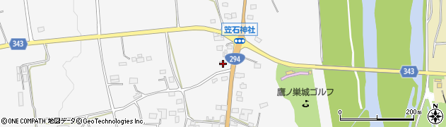 栃木県大田原市湯津上456-2周辺の地図