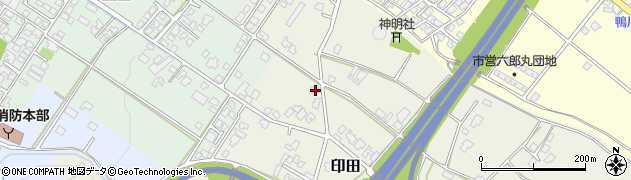 富山県魚津市印田1676周辺の地図