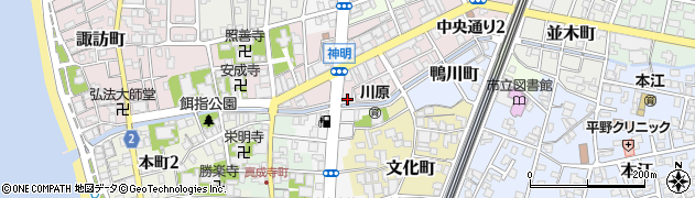 石坂とんかつ店周辺の地図