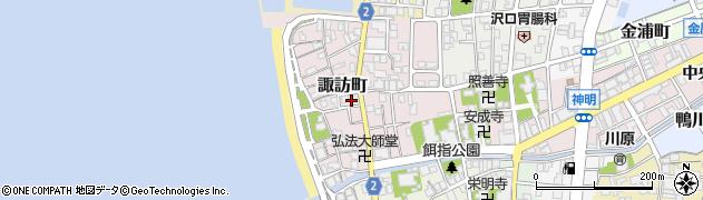 富山県魚津市諏訪町5周辺の地図