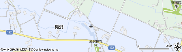 栃木県大田原市滝沢432周辺の地図