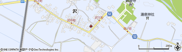 栃木県矢板市沢589周辺の地図