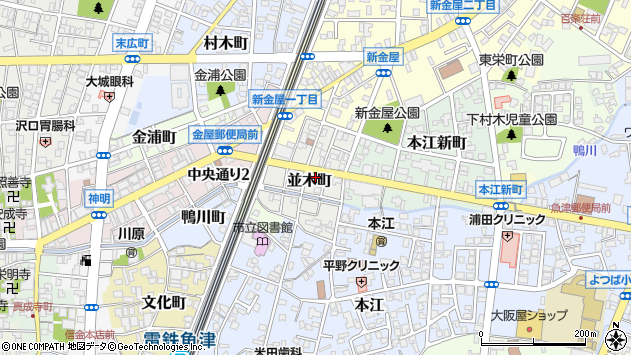 〒937-0804 富山県魚津市並木町の地図