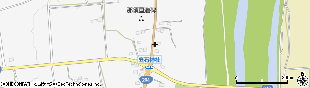 栃木県大田原市湯津上364周辺の地図