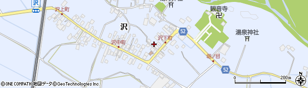 栃木県矢板市沢592周辺の地図