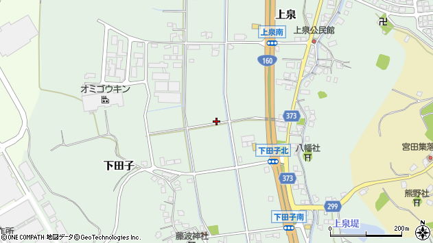 〒935-0037 富山県氷見市上泉の地図