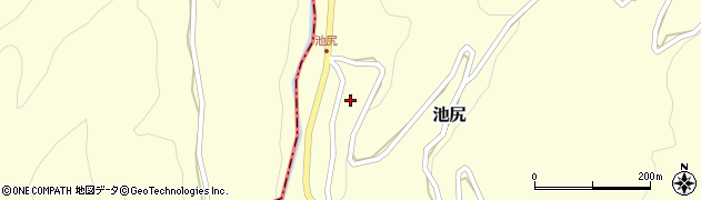 富山県黒部市池尻858-1周辺の地図