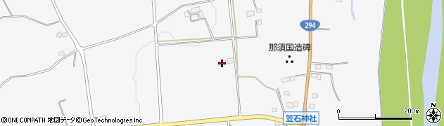 栃木県大田原市湯津上557周辺の地図