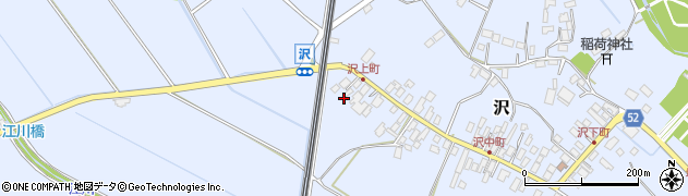 栃木県矢板市沢943周辺の地図