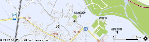 栃木県矢板市沢621周辺の地図