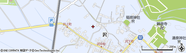 栃木県矢板市沢677周辺の地図
