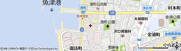 富山県魚津市港町2周辺の地図