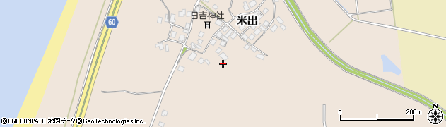 石川県羽咋郡宝達志水町米出リ78周辺の地図