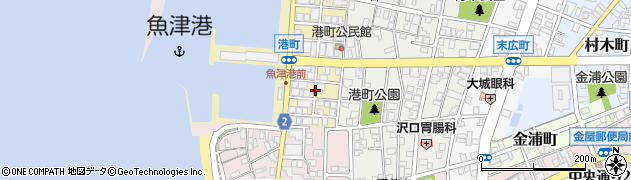 富山県魚津市港町3周辺の地図