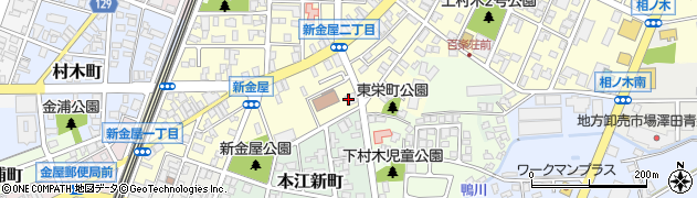 ＫＮＢ　新川支社周辺の地図