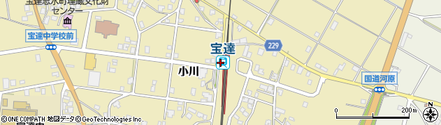 石川県羽咋郡宝達志水町周辺の地図