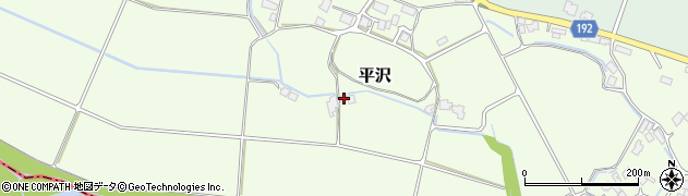 栃木県大田原市平沢287周辺の地図