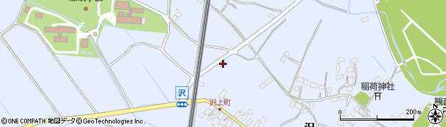 栃木県矢板市沢724周辺の地図