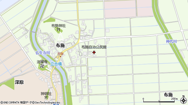 〒935-0111 富山県氷見市布施の地図