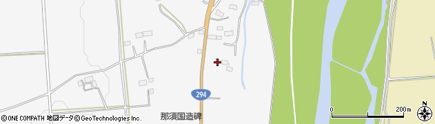 栃木県大田原市湯津上821周辺の地図