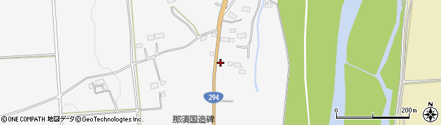 栃木県大田原市湯津上820周辺の地図