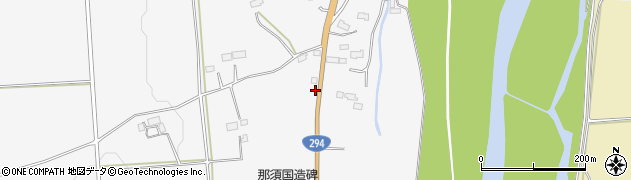 栃木県大田原市湯津上819周辺の地図