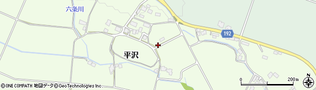 栃木県大田原市平沢281周辺の地図