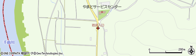 岩井入口周辺の地図