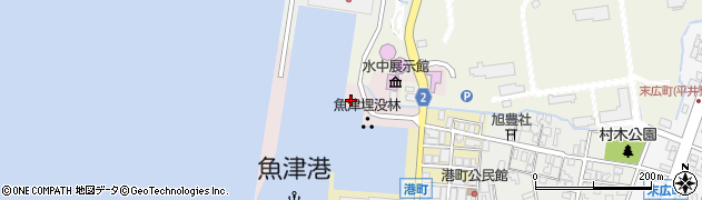 富山県魚津市釈迦堂周辺の地図