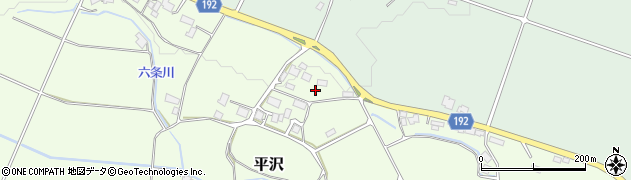 栃木県大田原市平沢288周辺の地図